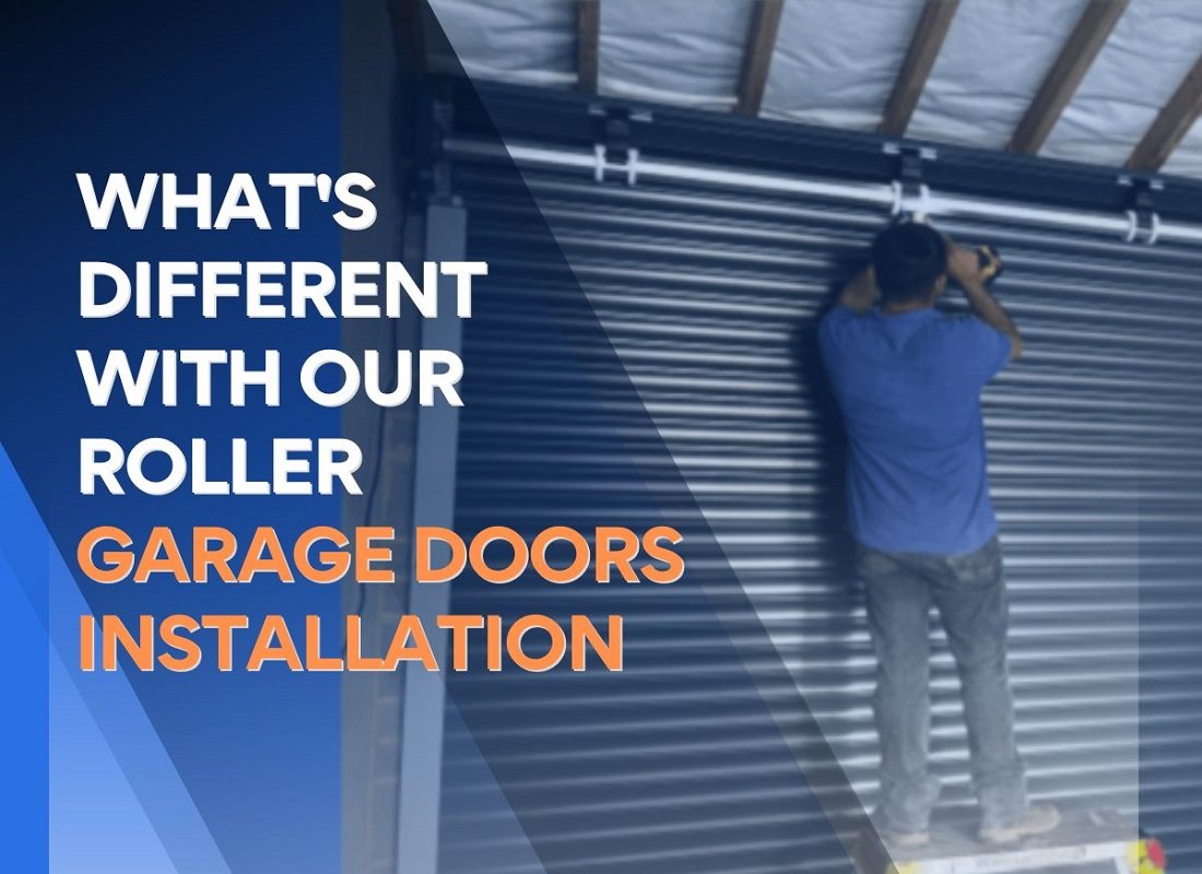 Roller garage doors installation